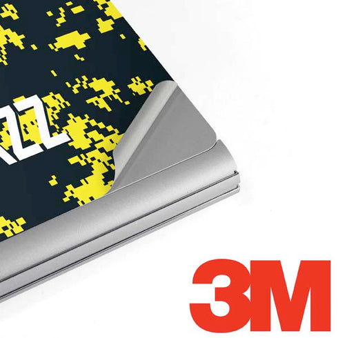 NBA Utah Jazz Grey Digi Camo Surface Book 2 15in Skin
